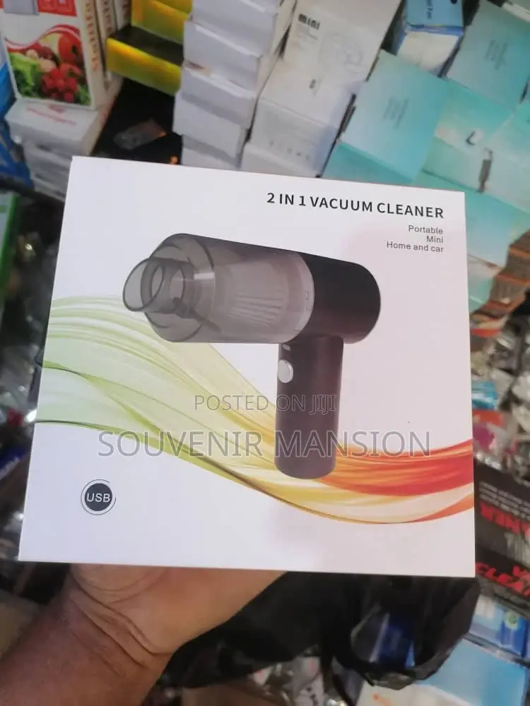 2 in 1 Car Vacuum Cleaner