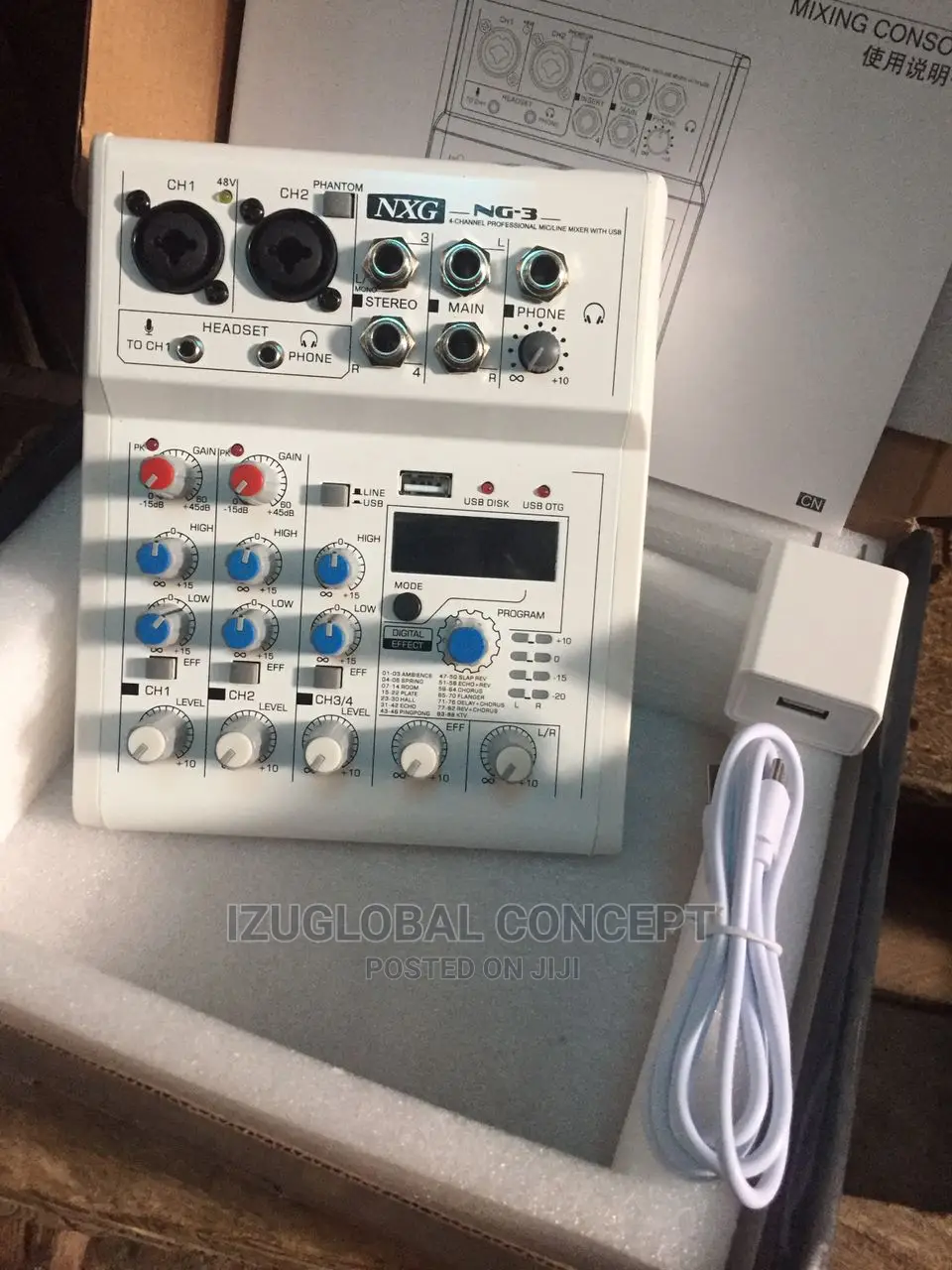 Multi -Purpose 4channel Mixer With Audio Interface