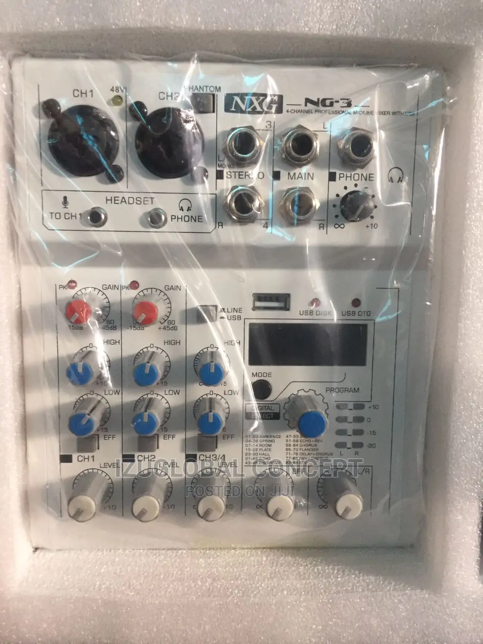 Multi -Purpose 4channel Mixer With Audio Interface