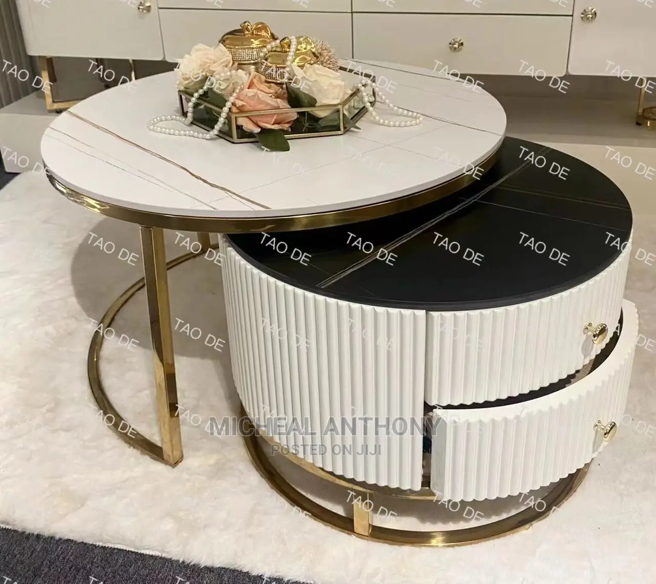 Today Design Centre Table Two in One Marble Top Very Unique