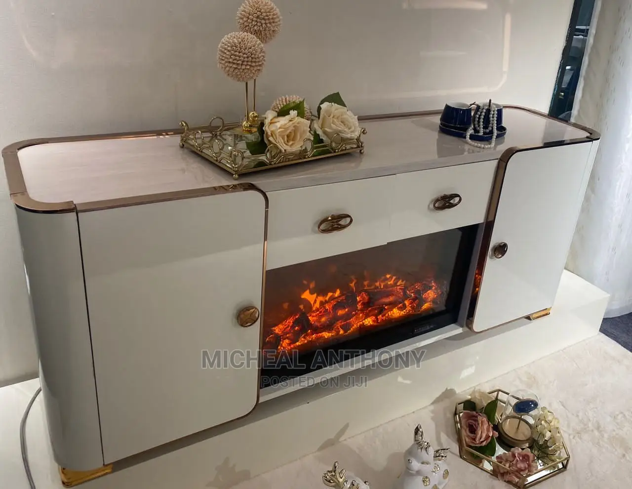 Today Design Tv Stand With Fire Plate