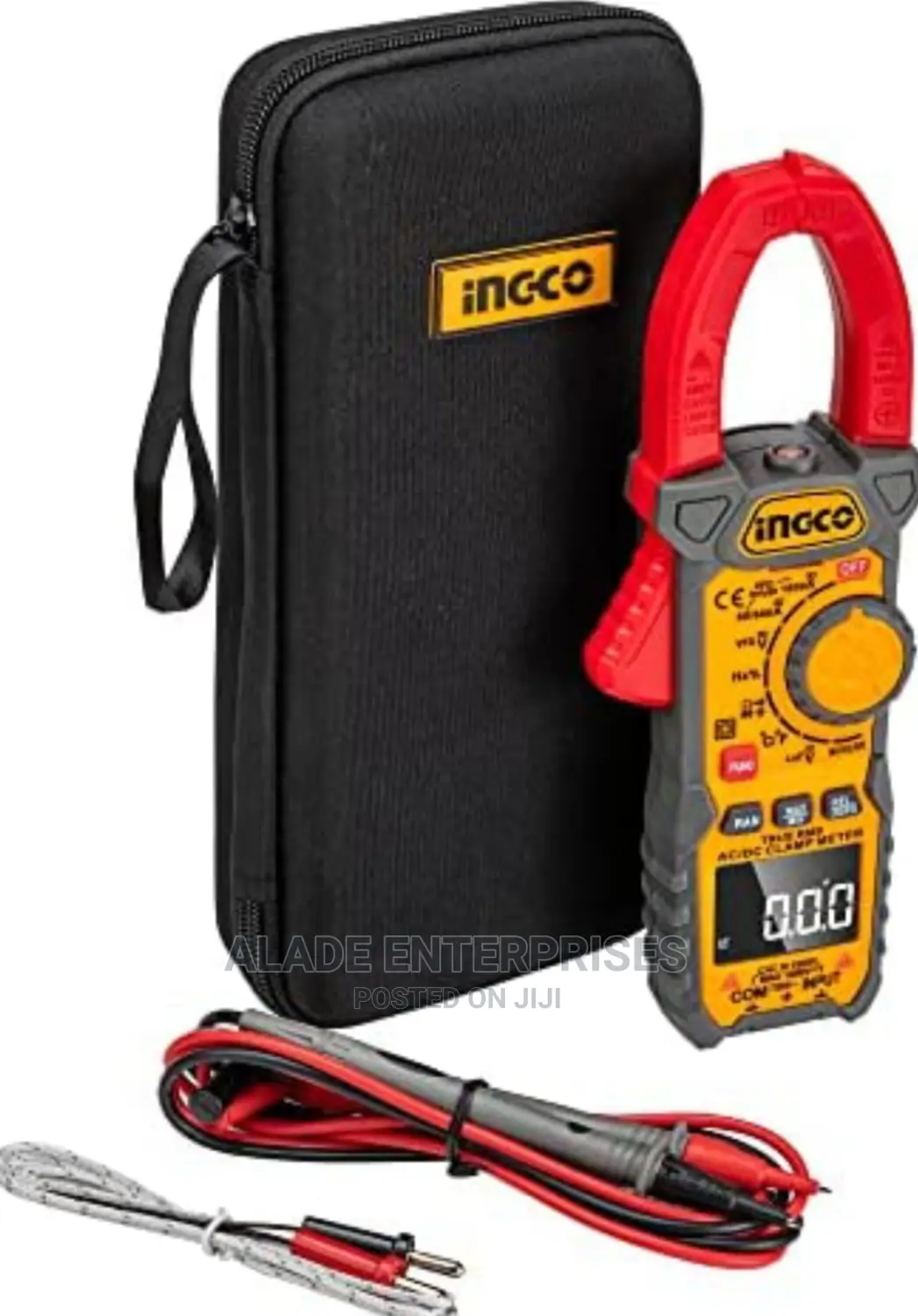 INGCO 1000A Digital AC/DC Clamp Meter AC/DC Current to 1000A