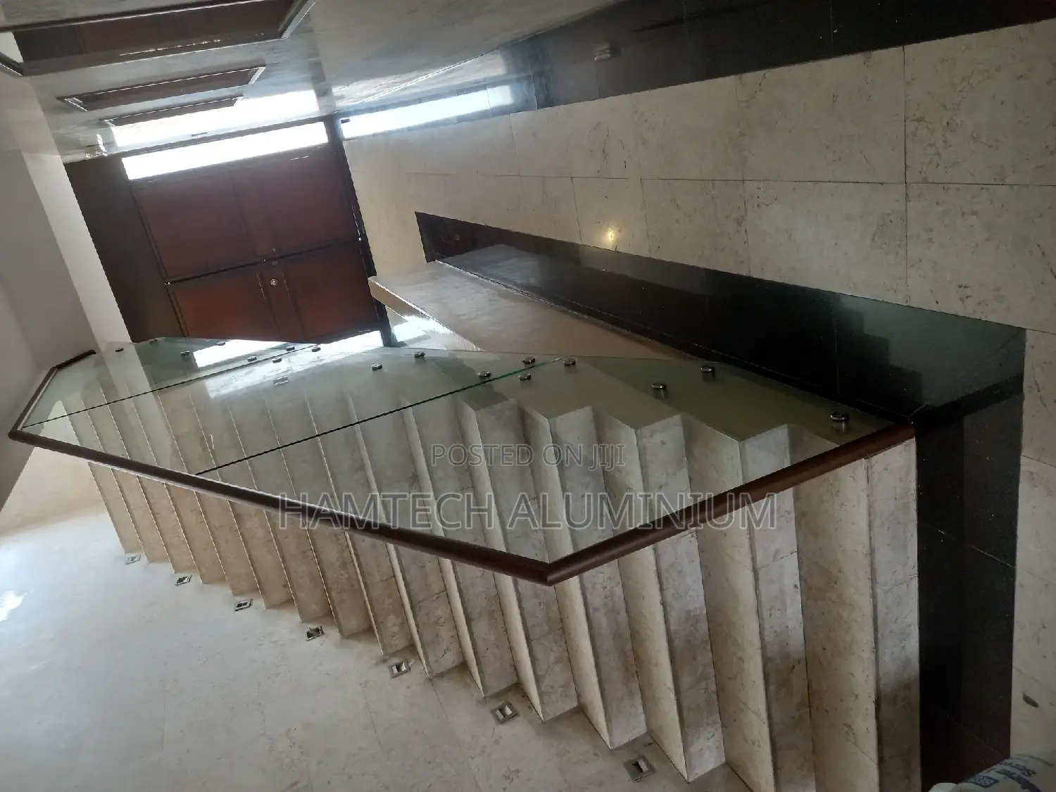Wood With 10mm Tampered Glass