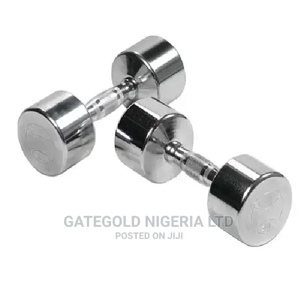 Gategold JDB03C-7 7KG Pro Chrome Dumbbell - In Pairs