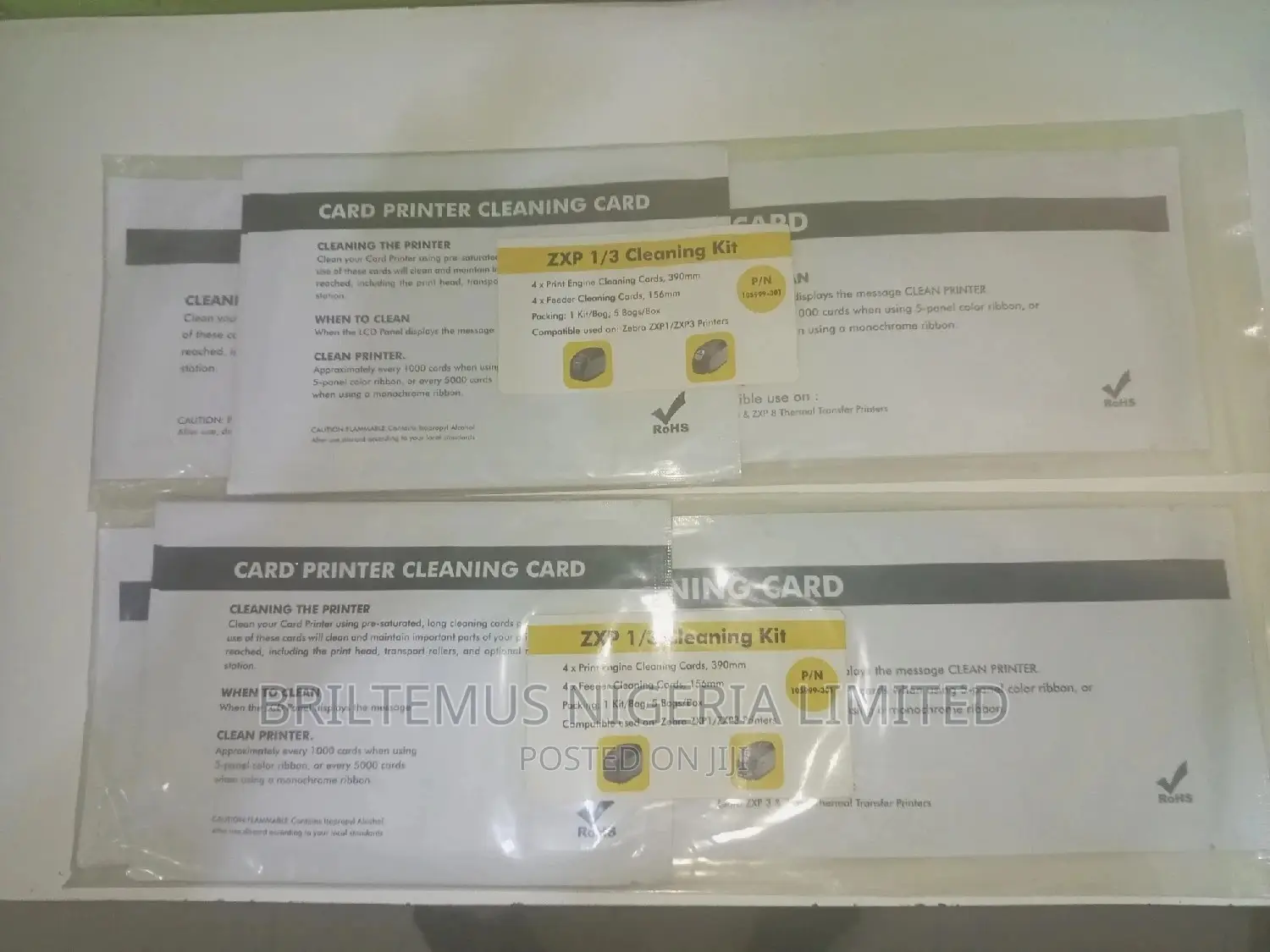 Complete Zebra ZXP Series 3 Cleaning Kits