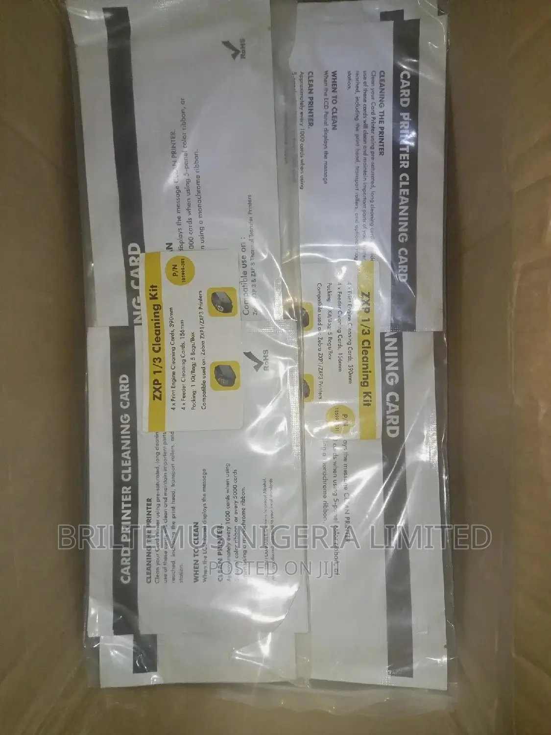 Complete Zebra ZXP Series 3 Cleaning Kits