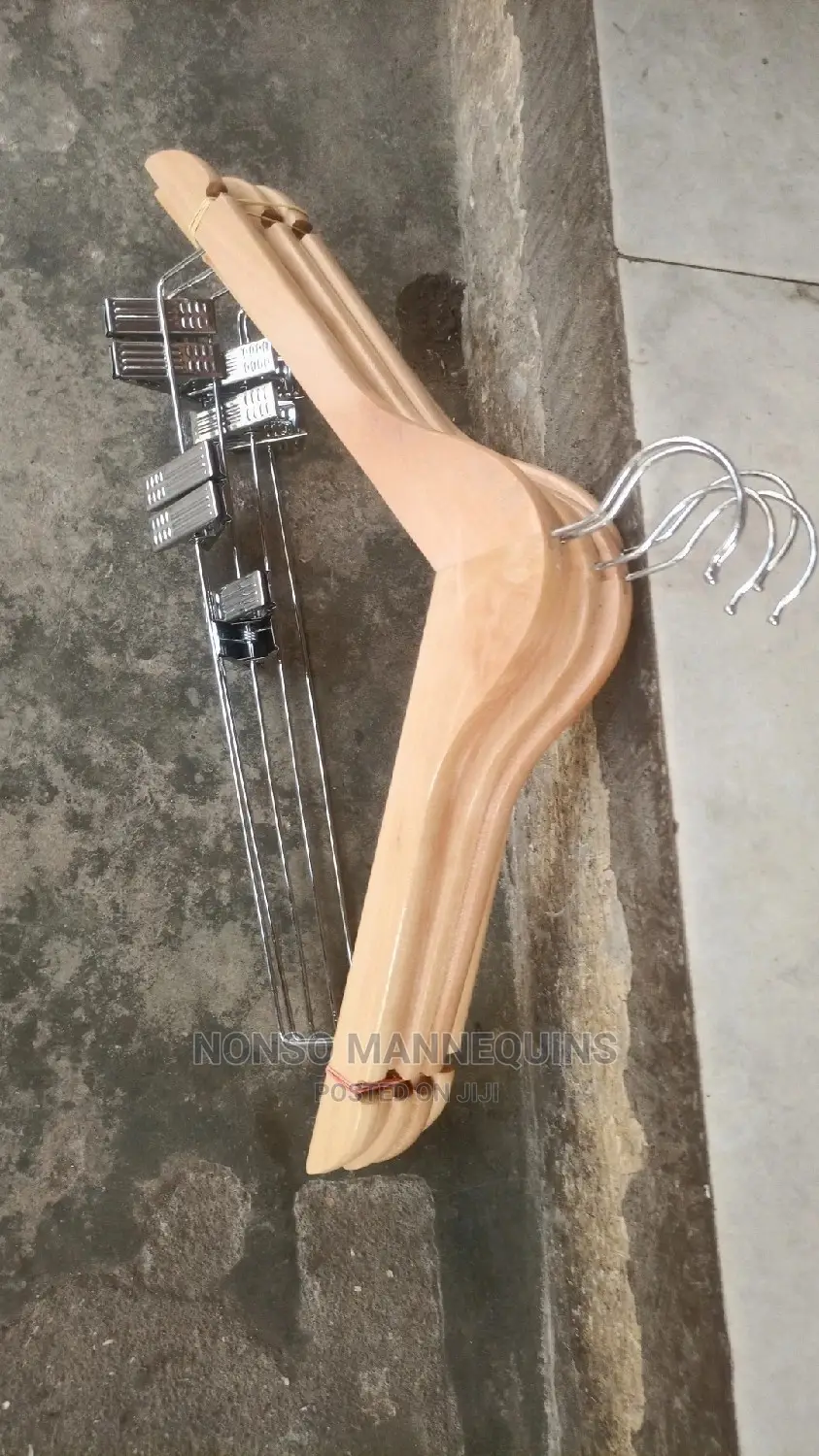 Imported High Quality Wooden Clip Hangers