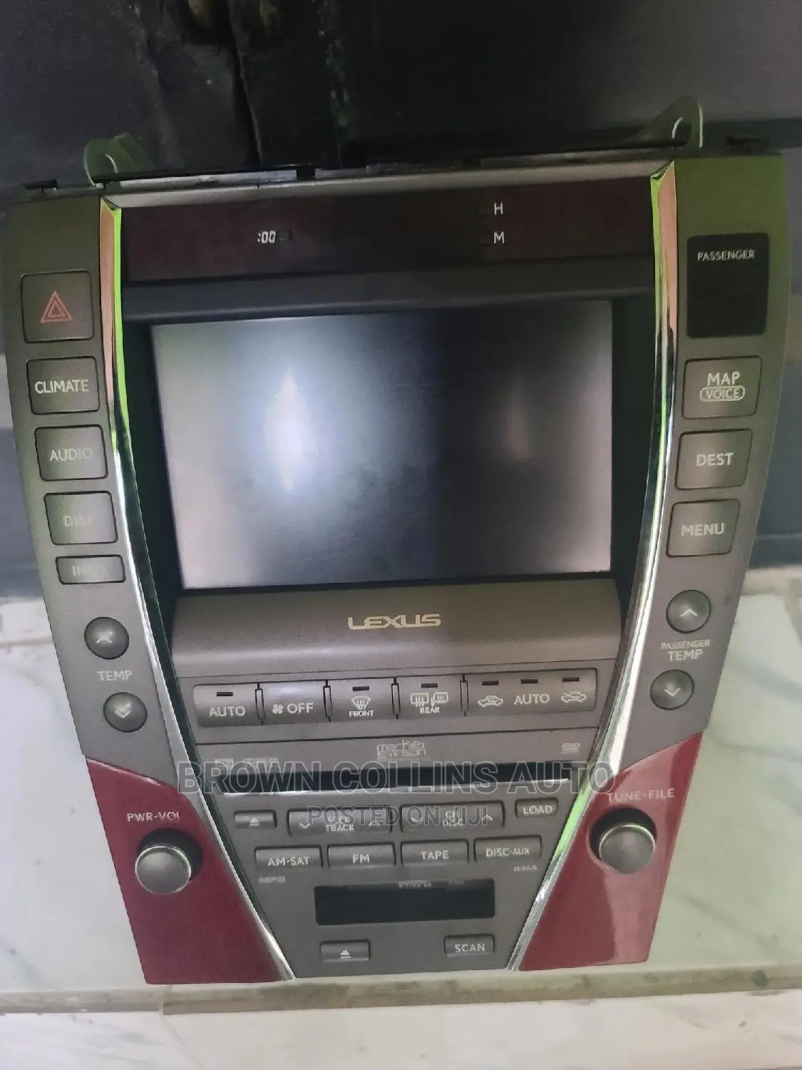 Lexus Es350 Navigation Screen