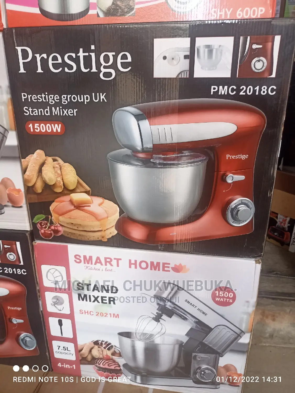 Prestige Sand Mixer 1500w