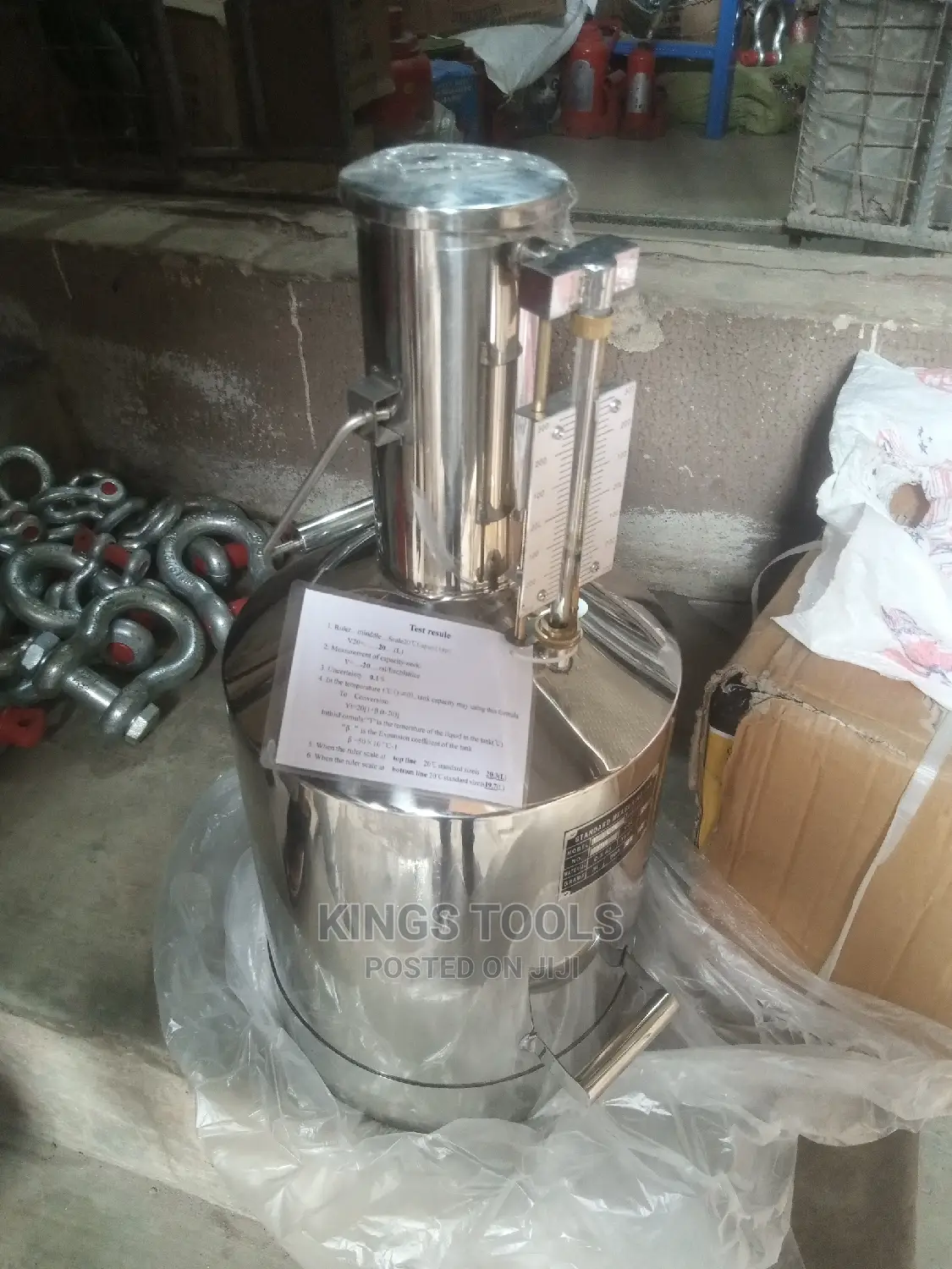 Apparatus Measuring Can 10l