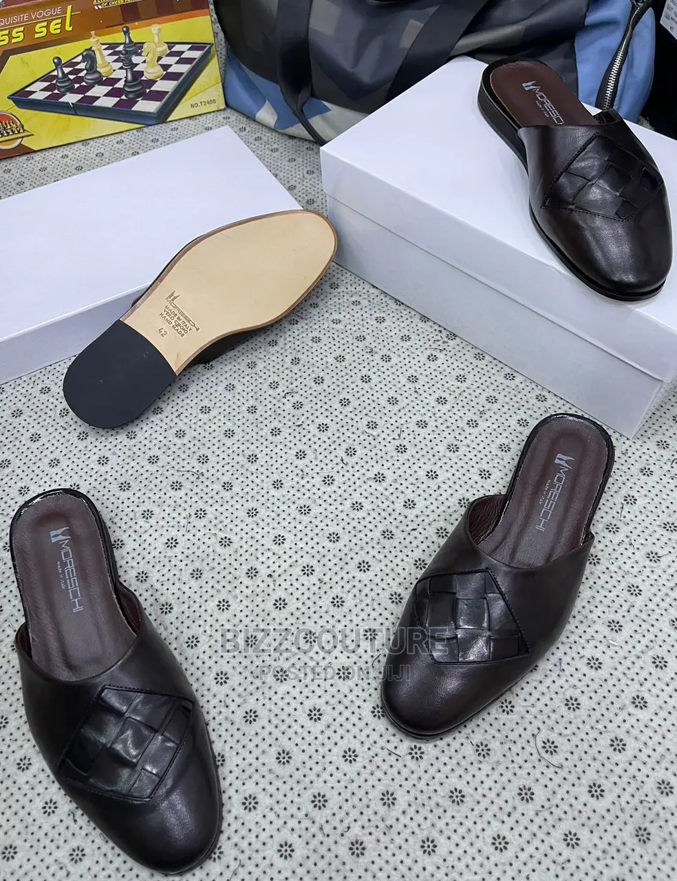 MORESCHI Original Italian Half Shoes Availablein Store