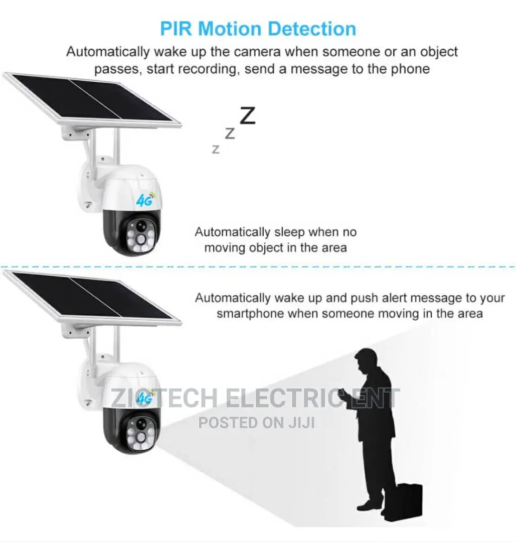 4g/Wifi Solar PTZ Camera