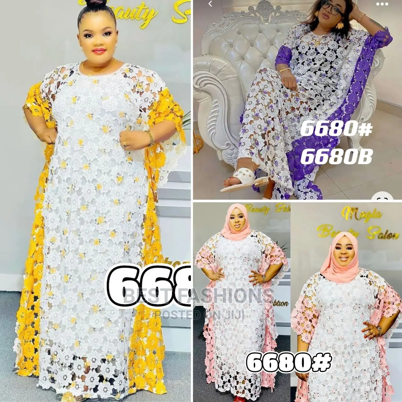 Original Quality Cord Lace Bubu Gown