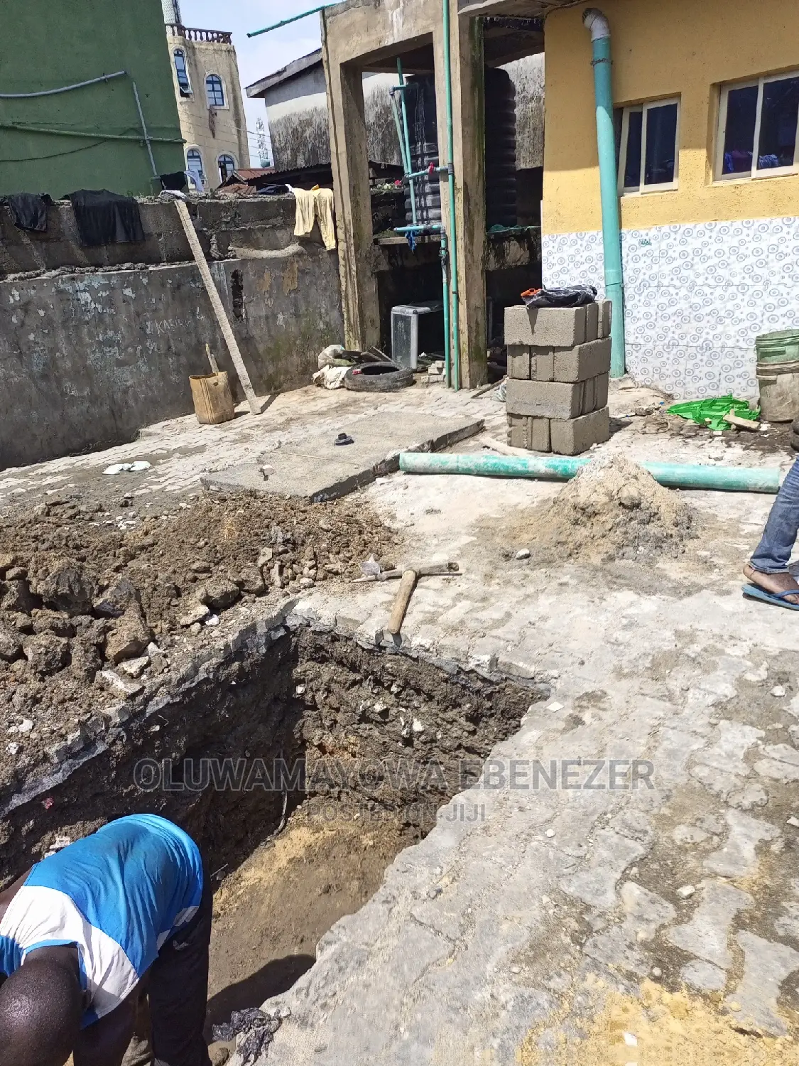 Bio Gas Sewage Digester Construction