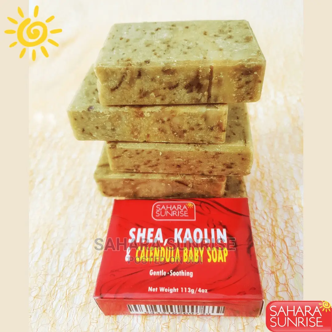 Shea, Kaolin Calendula Baby Soap, Natural Baby Soap