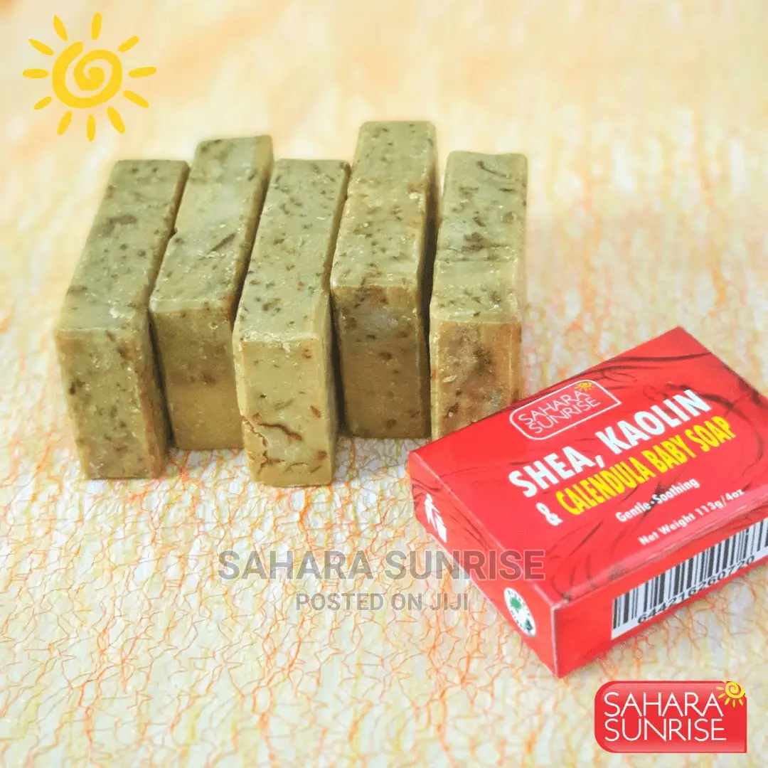 Shea, Kaolin Calendula Baby Soap, Natural Baby Soap