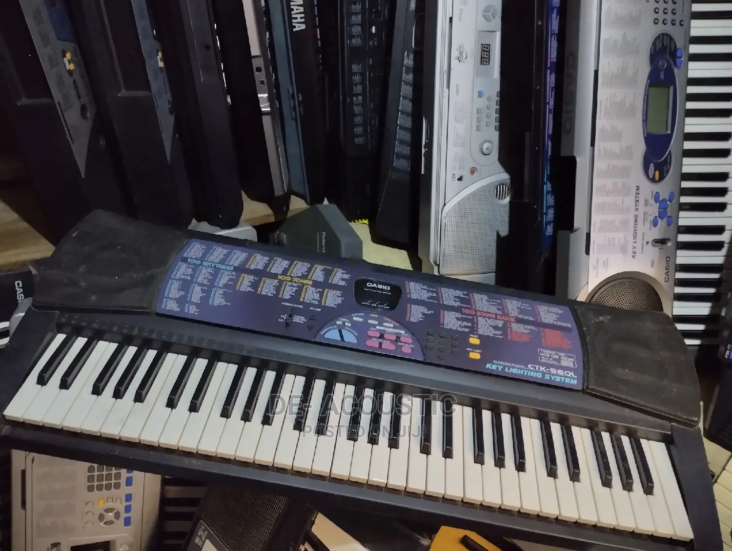 Casio 560L Key Lighting 61 Keys 5 Octave Uk Used Keyboard