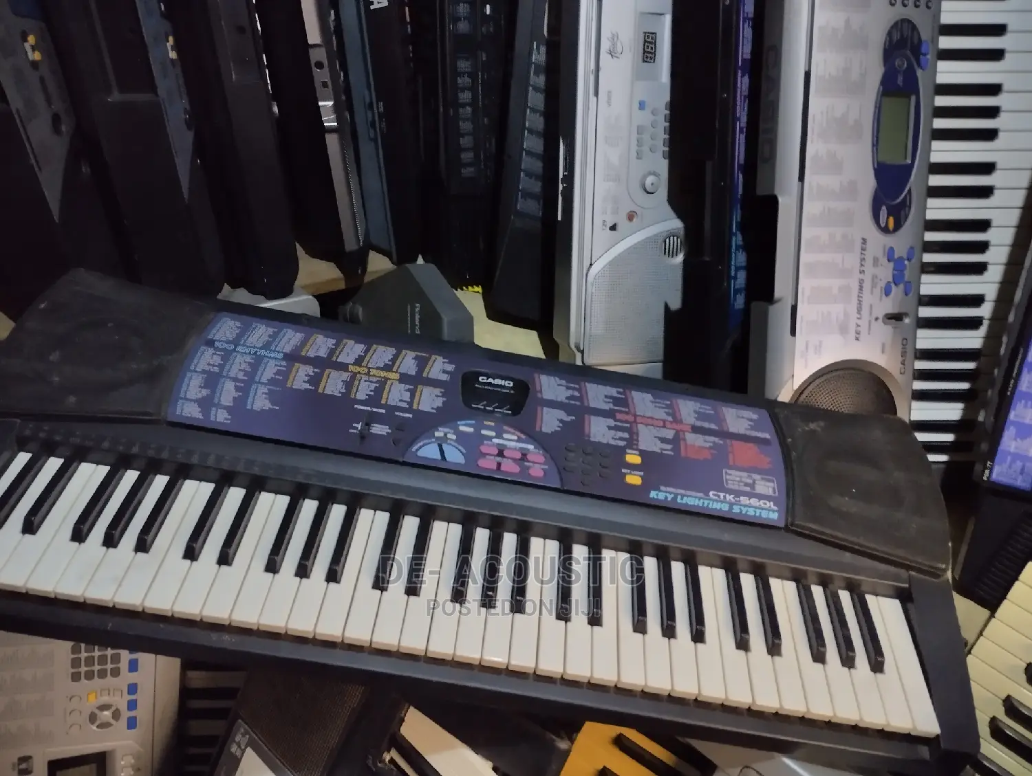 Casio 560L Key Lighting 61 Keys 5 Octave Uk Used Keyboard