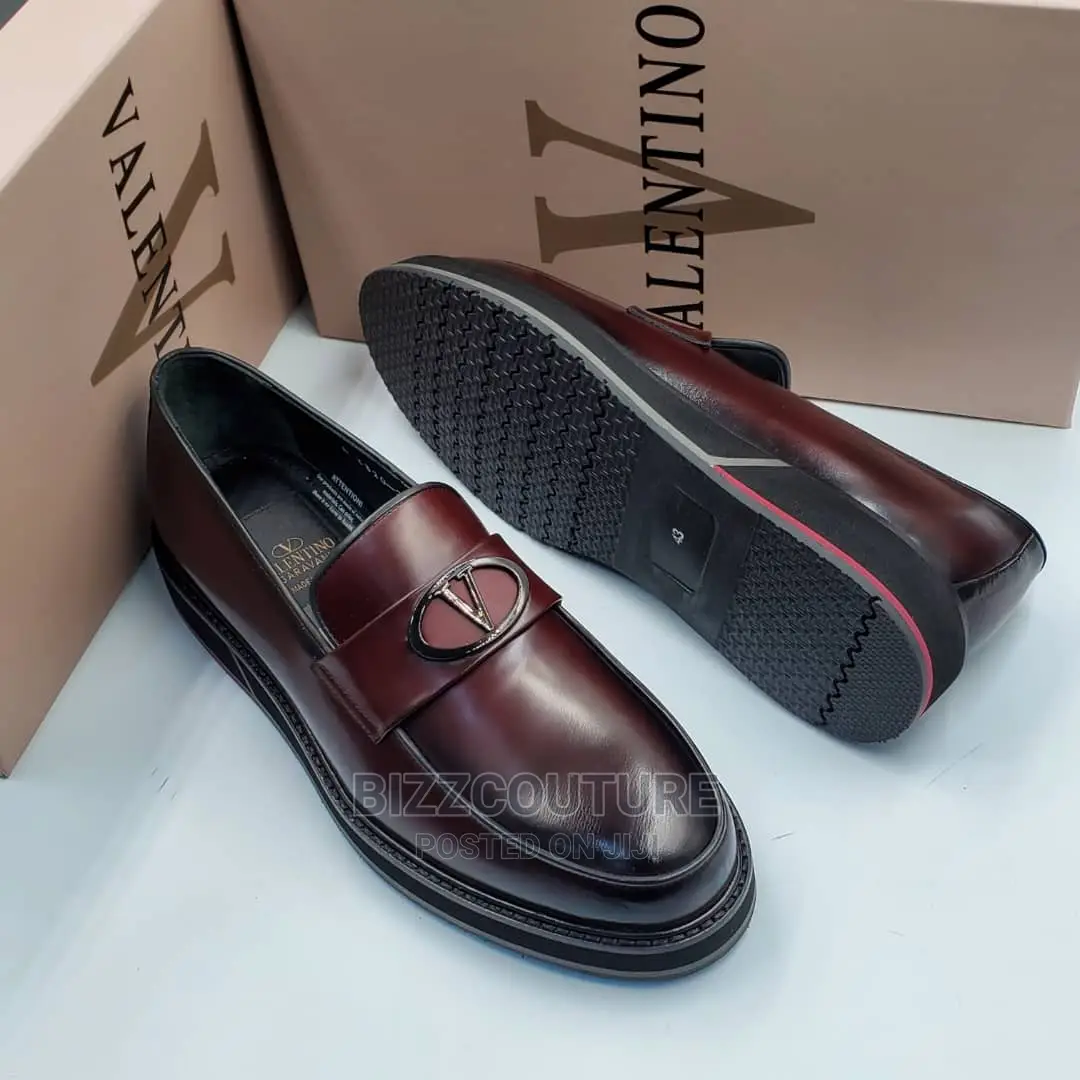 VALENTINO Original Italian Loafers Available in Store