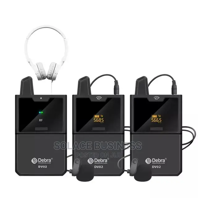 Debra DV02 UHF Wireless Microphone for Interview, Recording