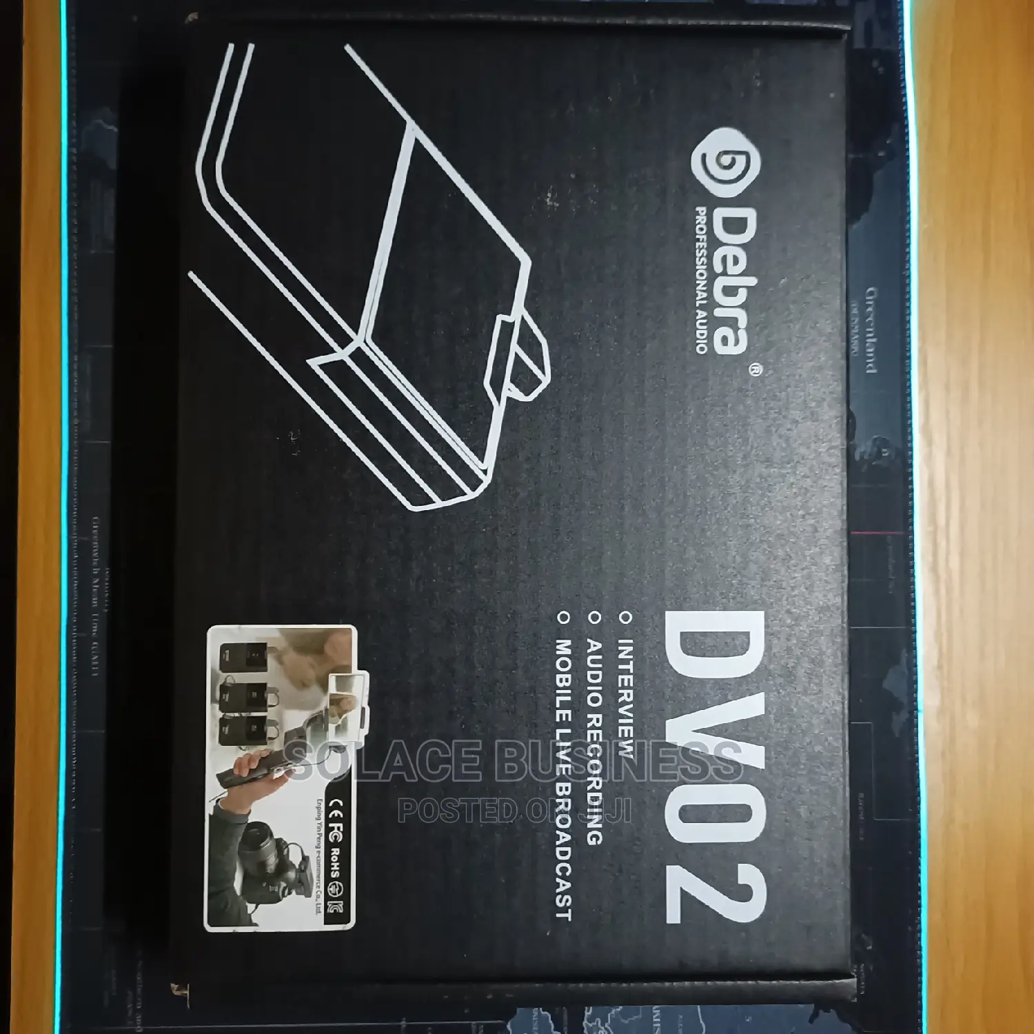 Debra DV02 UHF Wireless Microphone for Interview, Recording