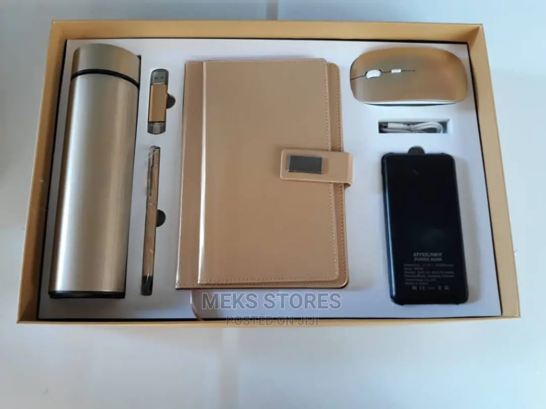 Gift Set With Diary and Flask