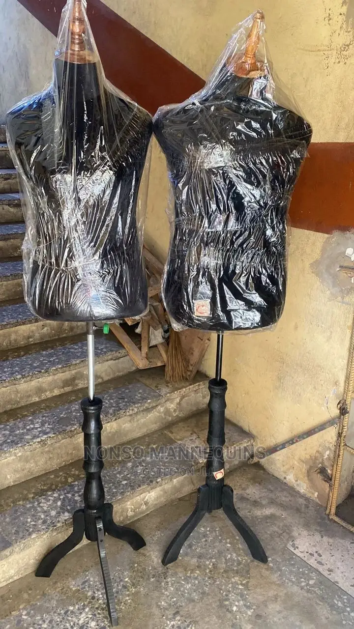 Male Female Black Body Dressform Stand