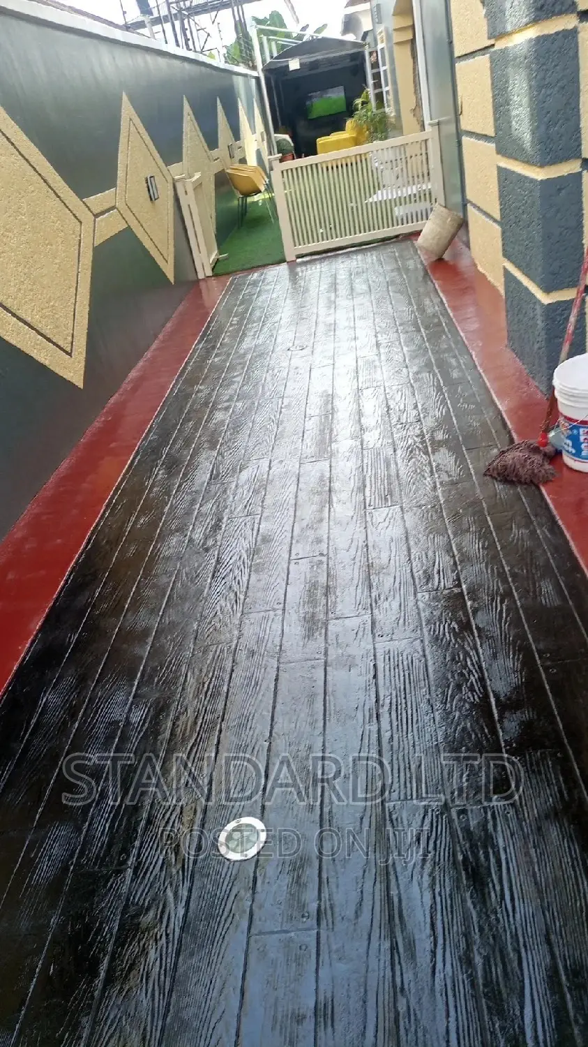 American/Stamped Concrete Floor/Increte Floor/Wooden Pattern