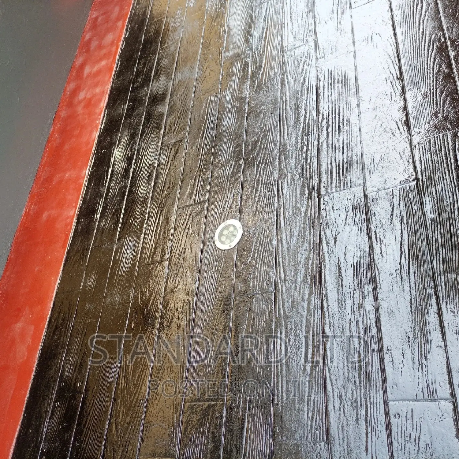 American/Stamped Concrete Floor/Increte Floor/Wooden Pattern