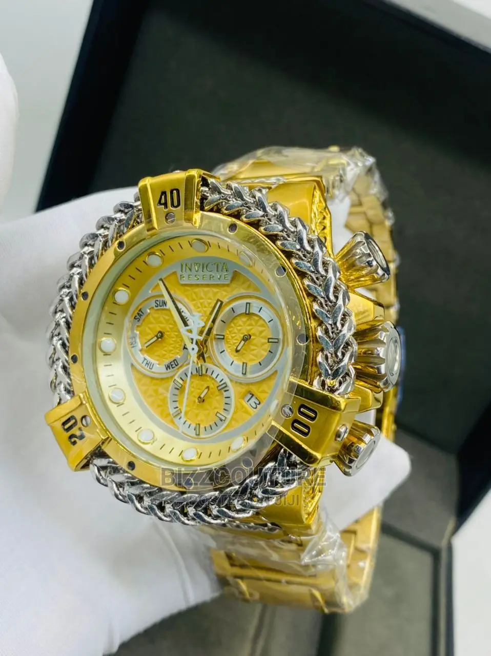 INVICTA Top Notch Gold Chain Watch Available in Store
