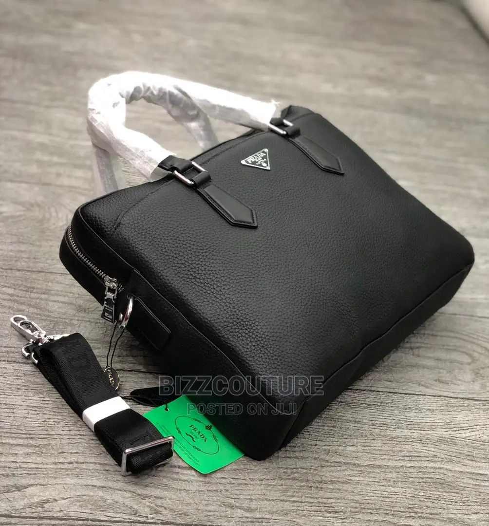 PRADA Top Notch Laptop Bags Available in Store