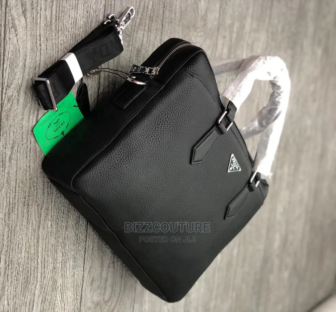 PRADA Top Notch Laptop Bags Available in Store