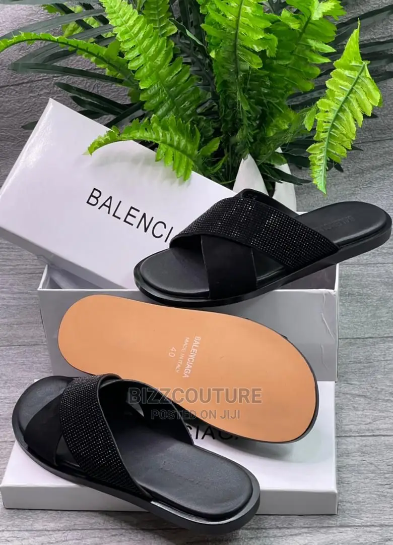 BALENCIAGA Top Notch Slippers Available in Store