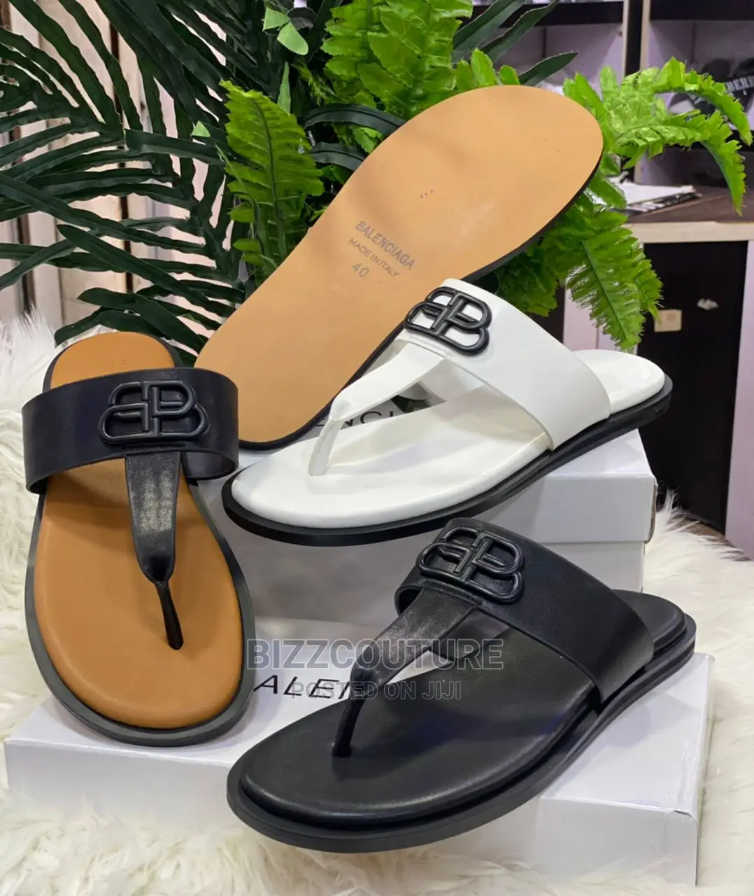 BALENCIAGA Top Notch Slippers Available in Store