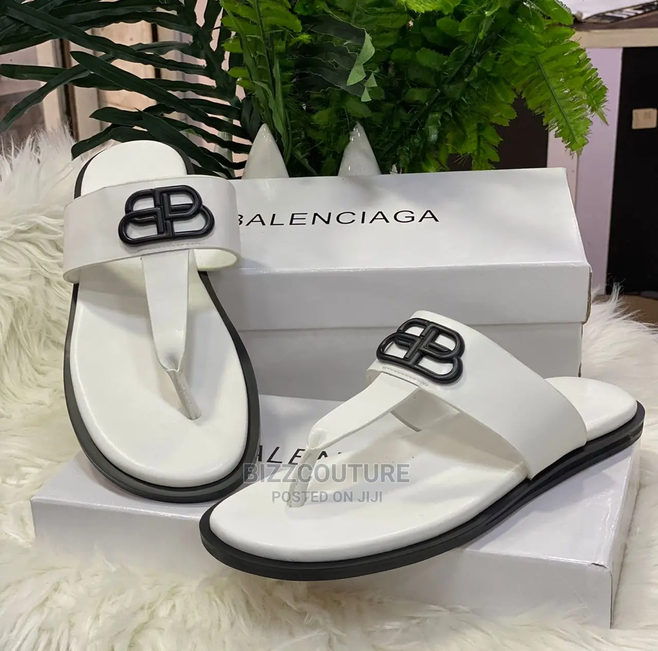 BALENCIAGA Top Notch Slippers Available in Store