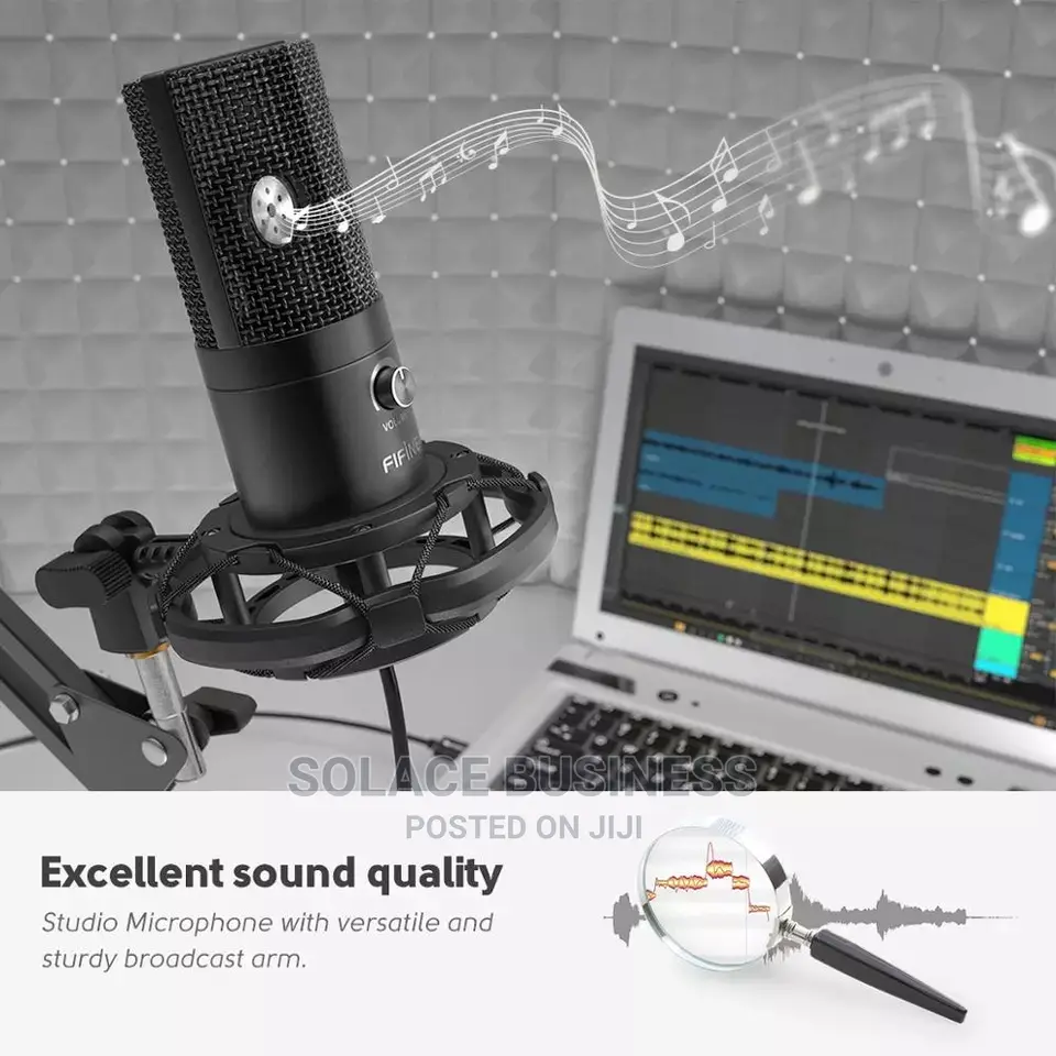 Fifine T669 USB Condenser Microphone Stream Youtube Gaming