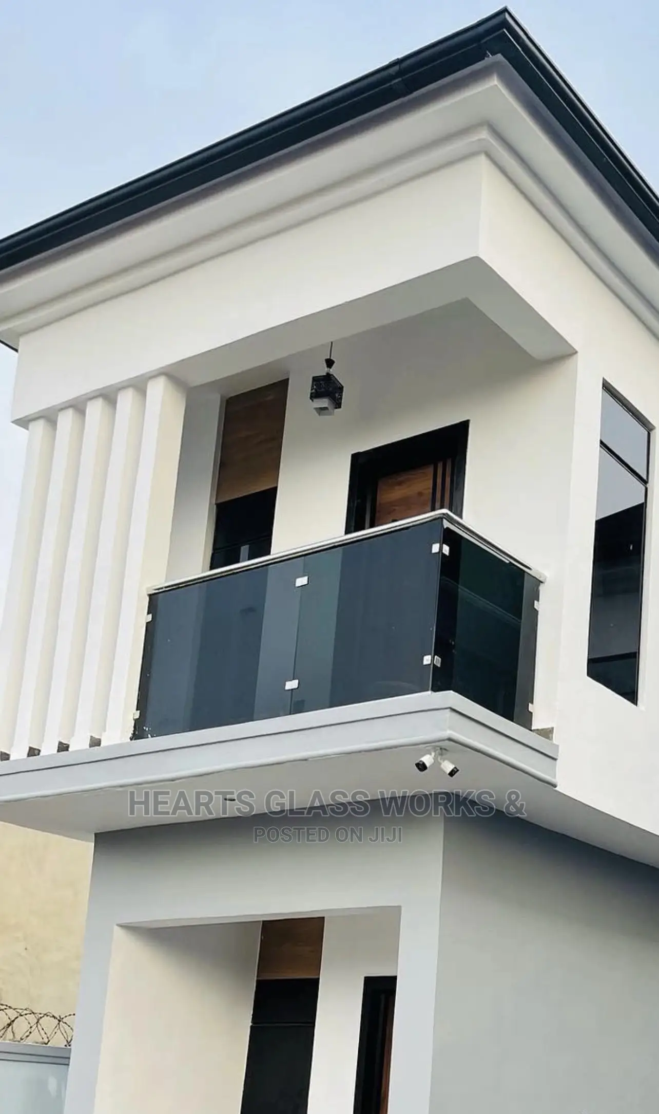 10mm Dark Grey Glass Balustrade Railings ( Newly Installed)