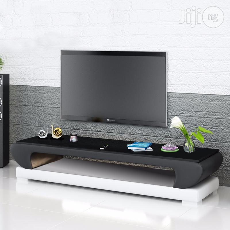 Magnificent Leather Tv Stand 6ft