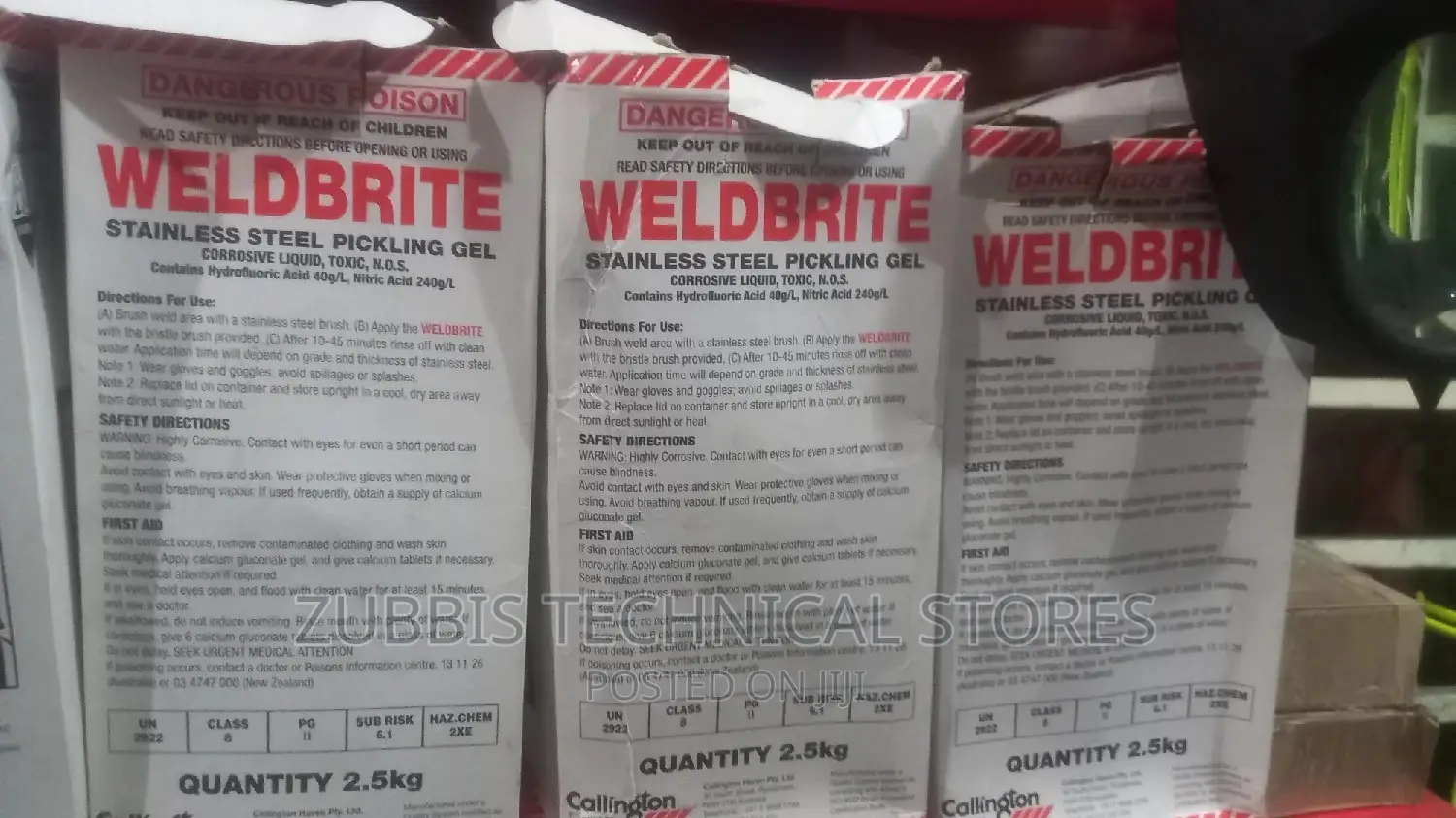 Weldbrite Pickling Gel Paste for Stainless Steel Cleaning