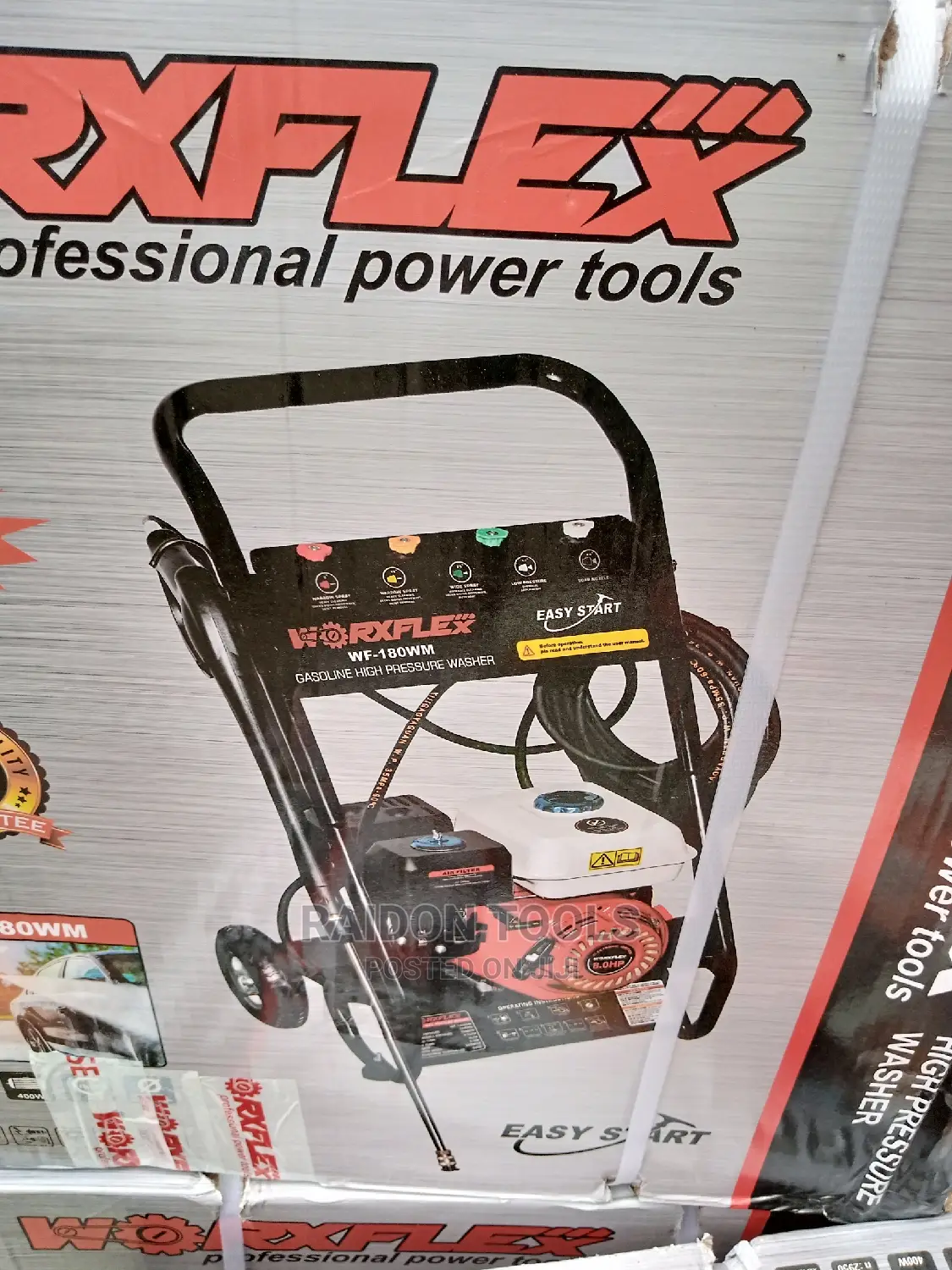 Pressure Washer, Worxflex 8 .0hp