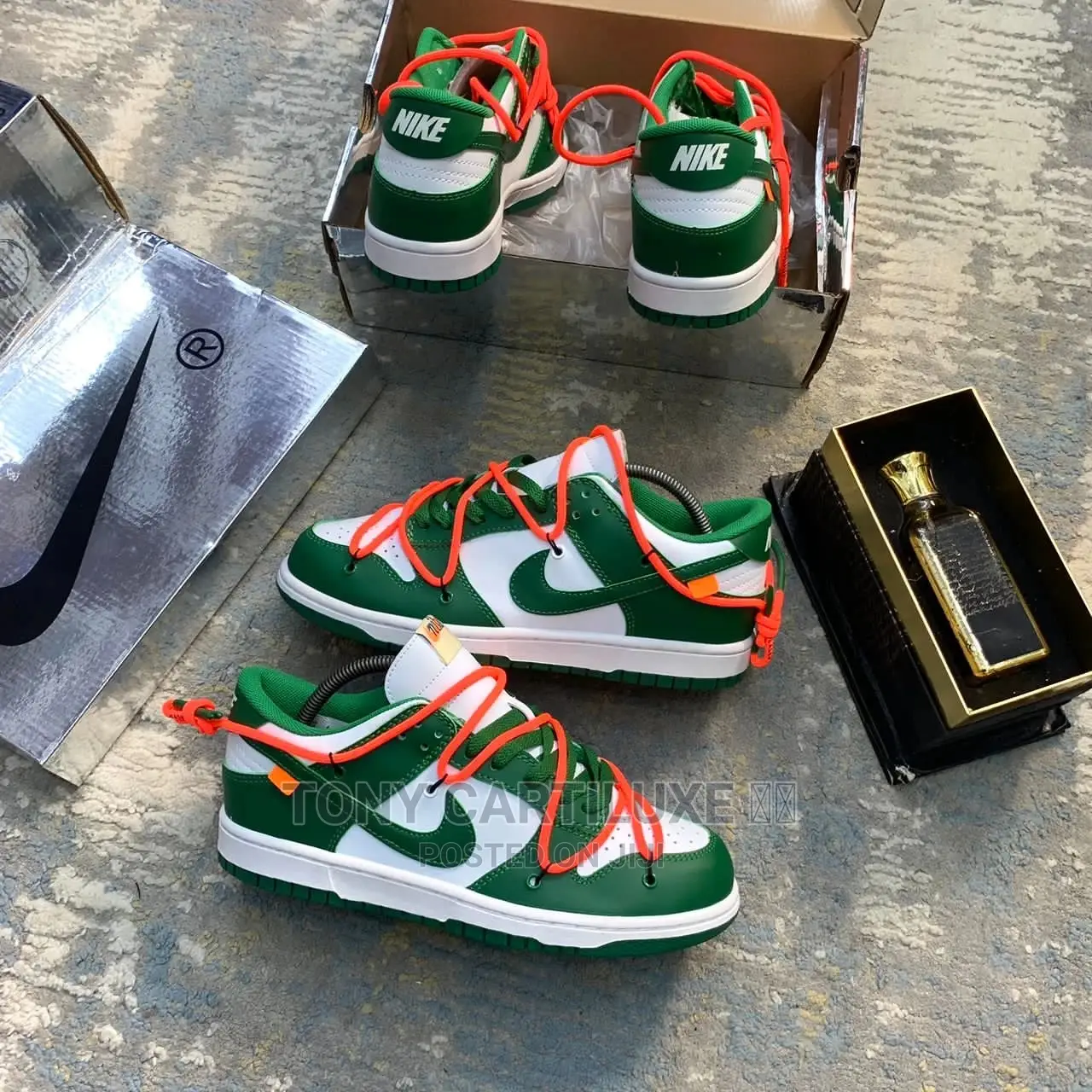 Nike Sb Dunk ‘Pine Green’ Offwhite