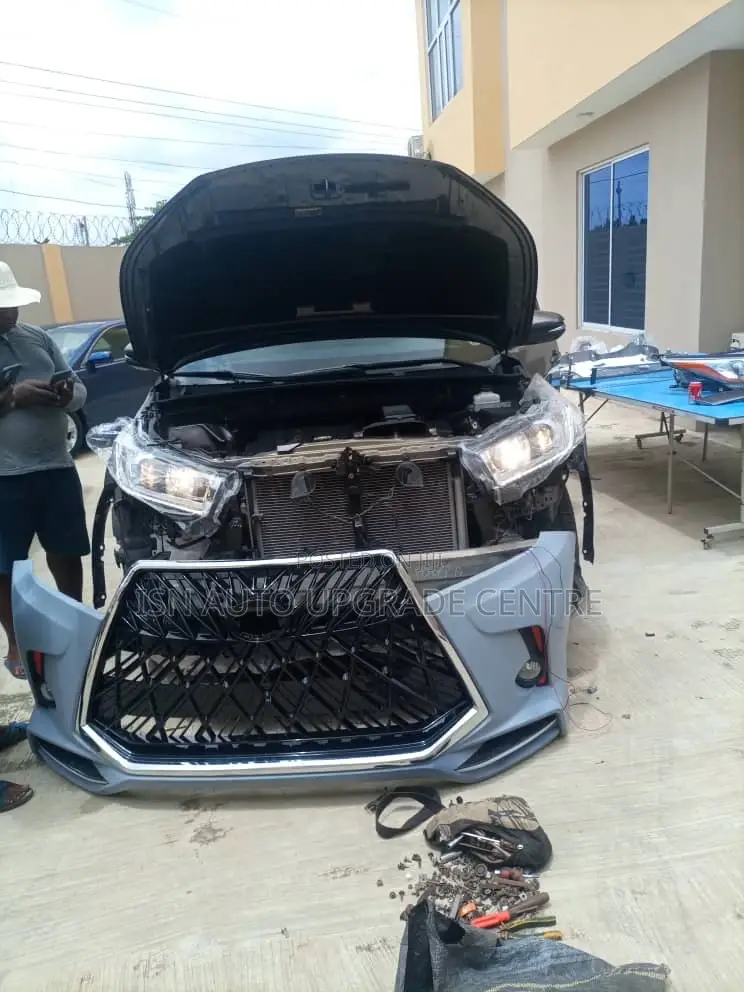 Conversion of Toyota Highlander 2012 - 2018 Lexus Lx570 Face