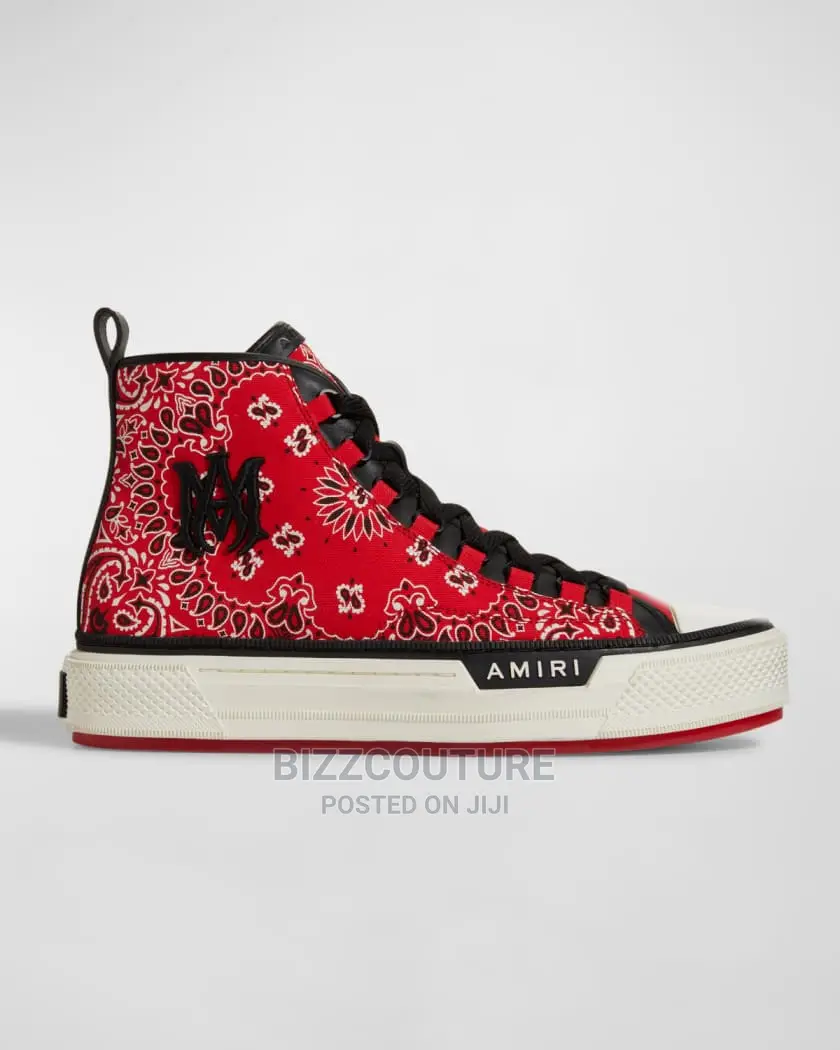 AMIRI Top Notch High Cut Sneakers Available in Store