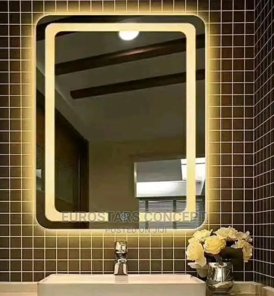 Sensor Mirror With Light