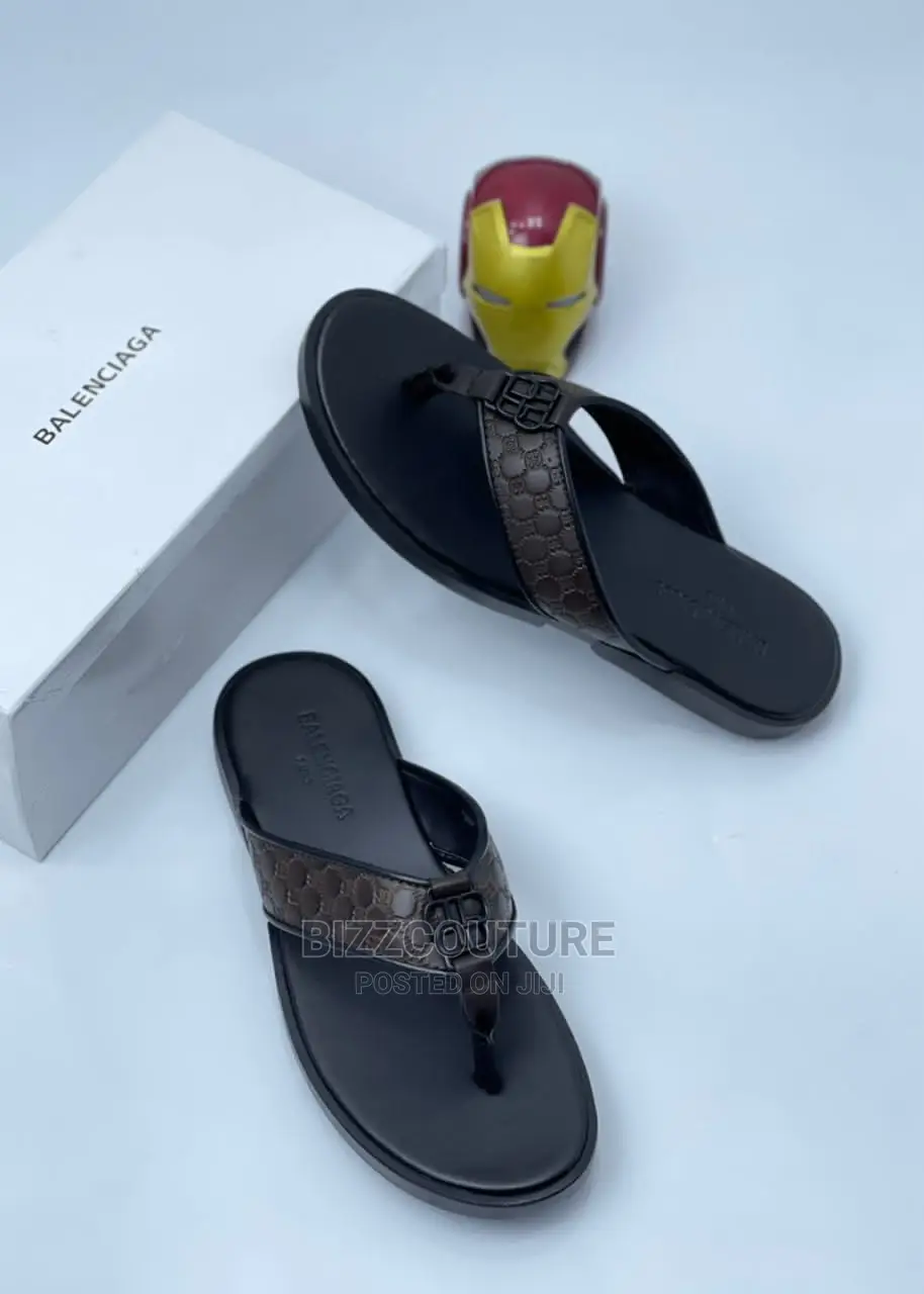 BALENCIAGA Top Notch Slippers Available in Store