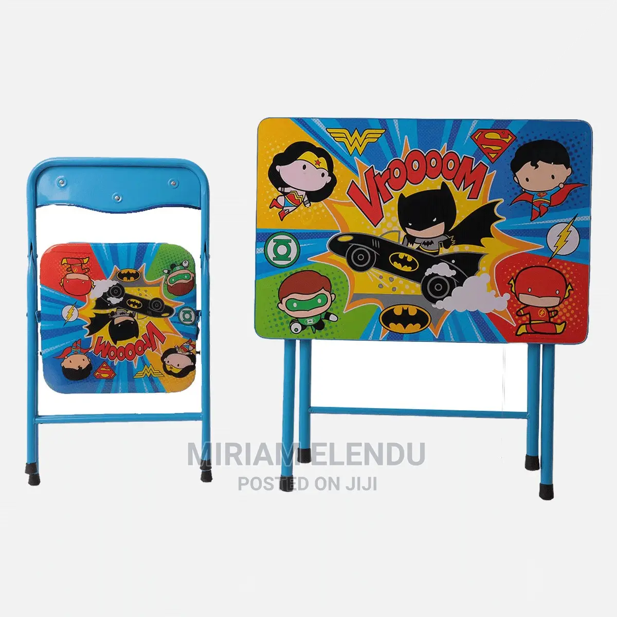 Kids Foldable Studying /Dinning Table and Chair Set.