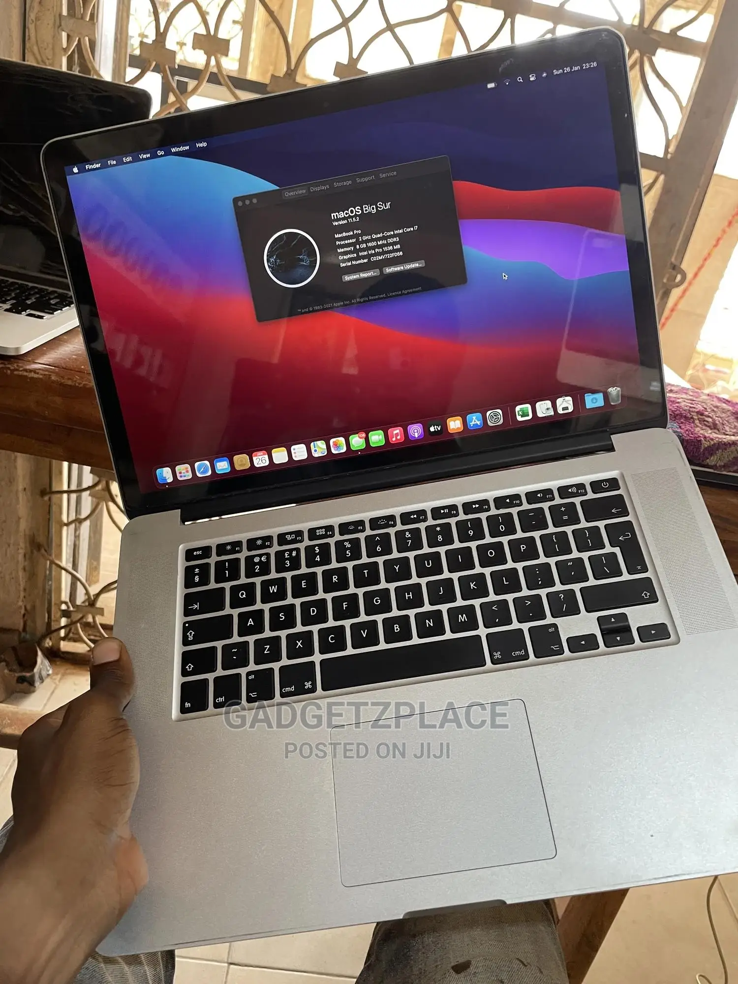 Laptop Apple MacBook Pro 2014 8GB Intel Core I7 SSD 128GB