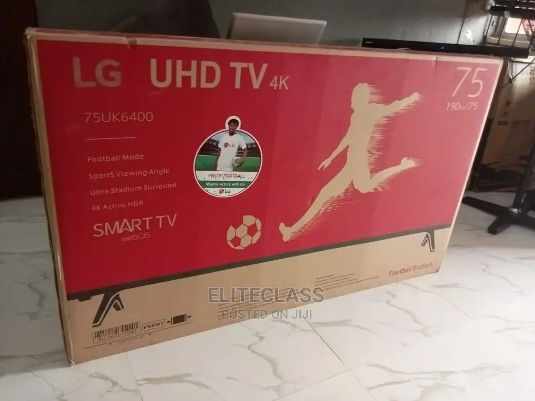75" LG Smart TV Uhd 2 Yrs Warranty+Youtube+Netflix+Facebook