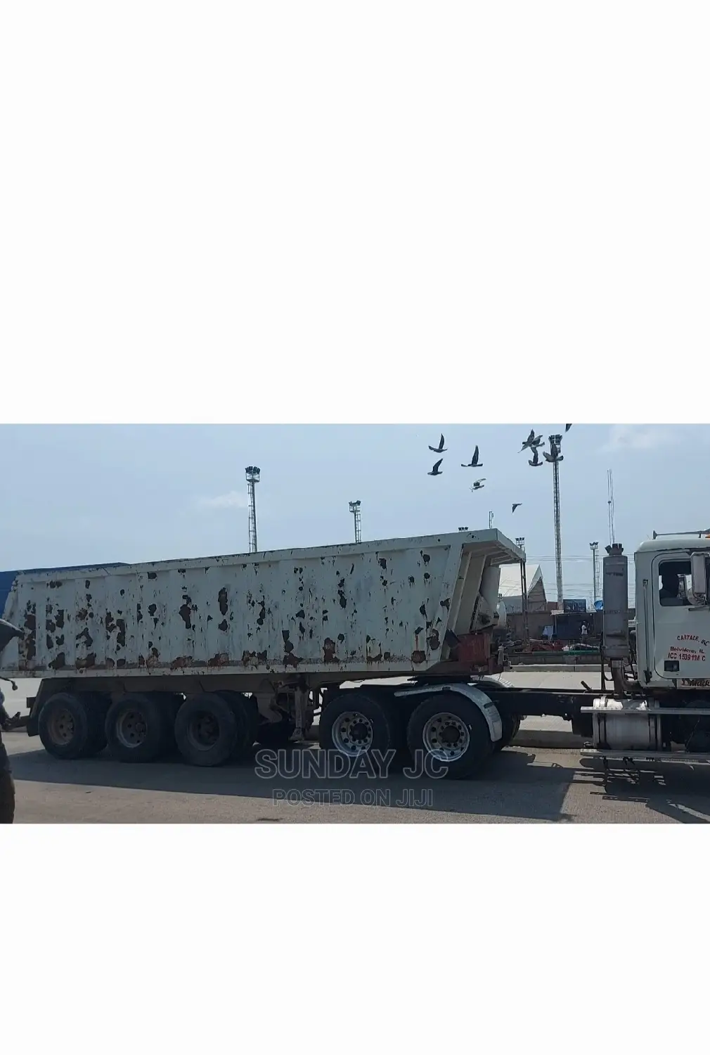 Tokunbo 60tons CH Mack 22 Tyres Tipping Trailer Truck Spring
