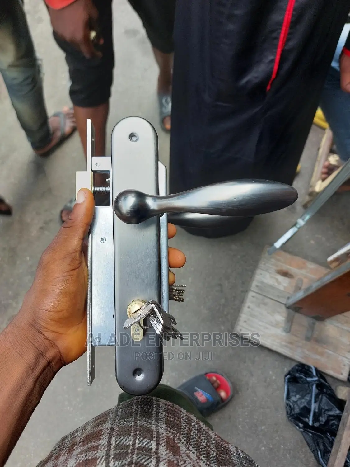 High Quality Cylinder Door Lock Matt Black